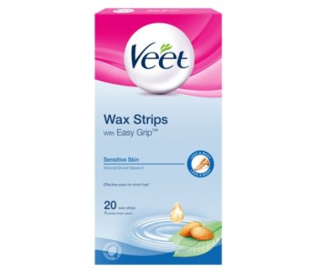 VEET HAIR REMOVAL WAX STRIPS SENSITIVE SKIN